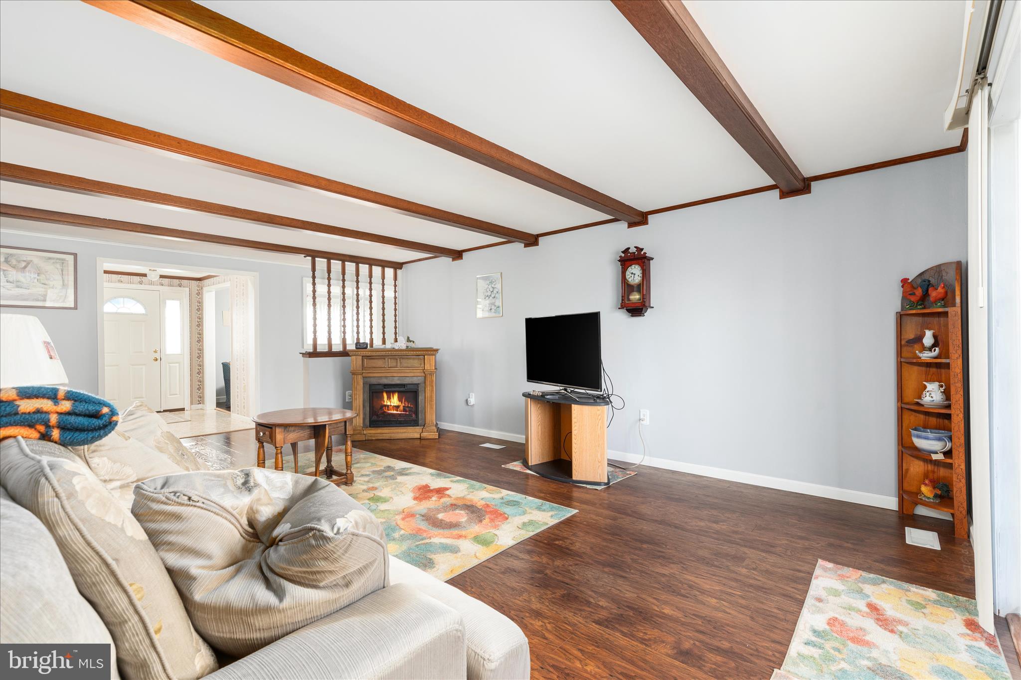 2467 Buck Hill Road Mount Jackson, VA 22842 - Photo 8 of 45 Family Room with electric fireplace