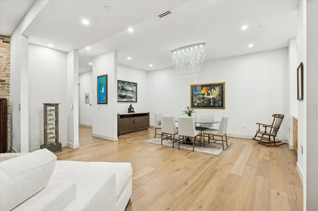 a view of a livingroom with furniture and window