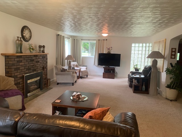 703 North 12th Street Rochelle, IL 61068 - Photo 5 of 37 a living room with furniture and a fireplace