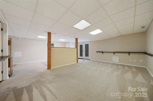 a view of an empty room