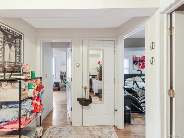 a view of a livingroom with furniture and toys