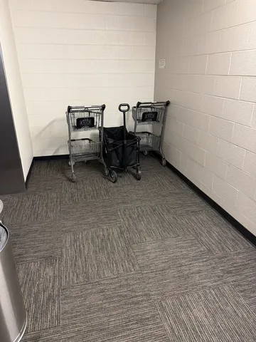 a view of a workspace with furniture