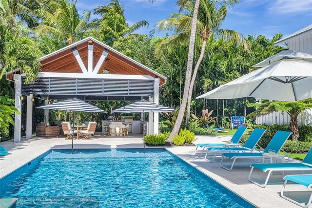 a outdoor living space with patio furniture