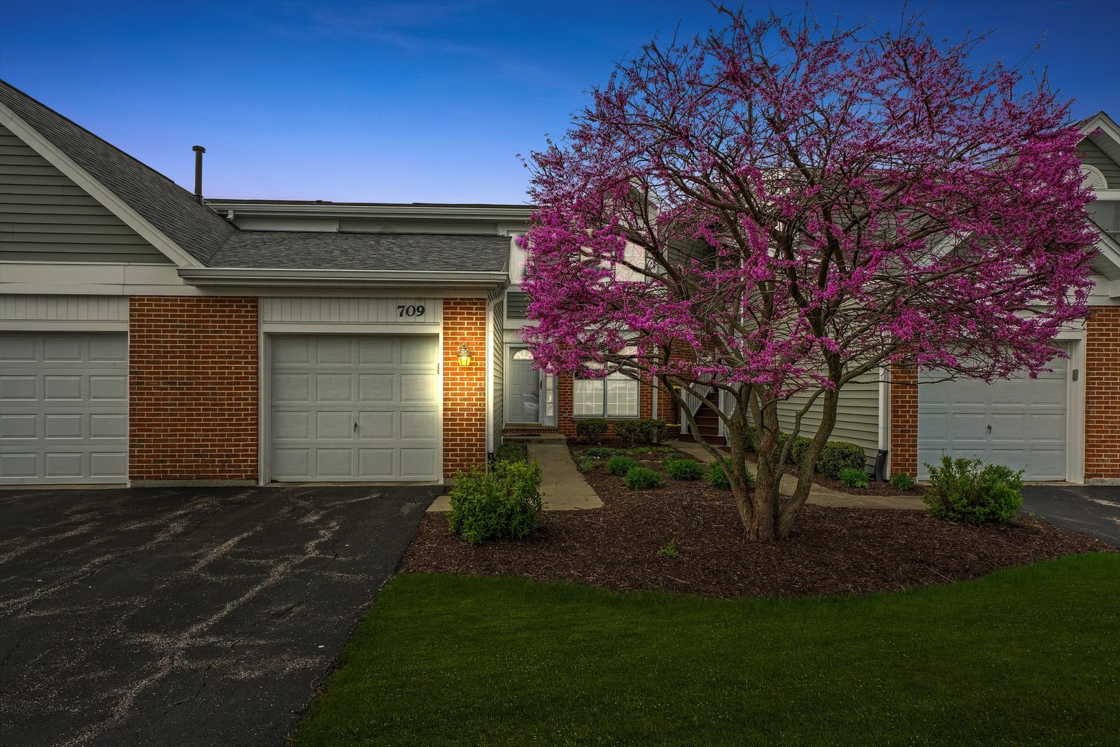 709 Daybreak Lane Carol Stream, IL 60188 - Photo 30 of 30 a front view of a house with garden