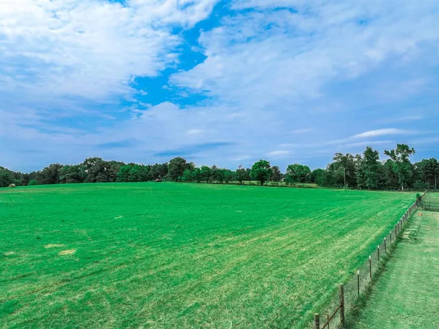 a view of field with outdoor space