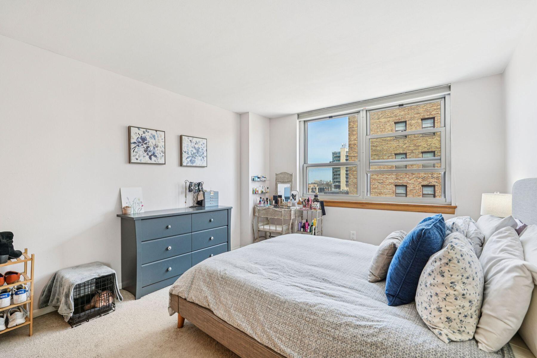 1707 North Prospect Avenue, Unit 6E Milwaukee, WI 53202 - Photo 12 of 29 Primary Bedroom with View of Lake