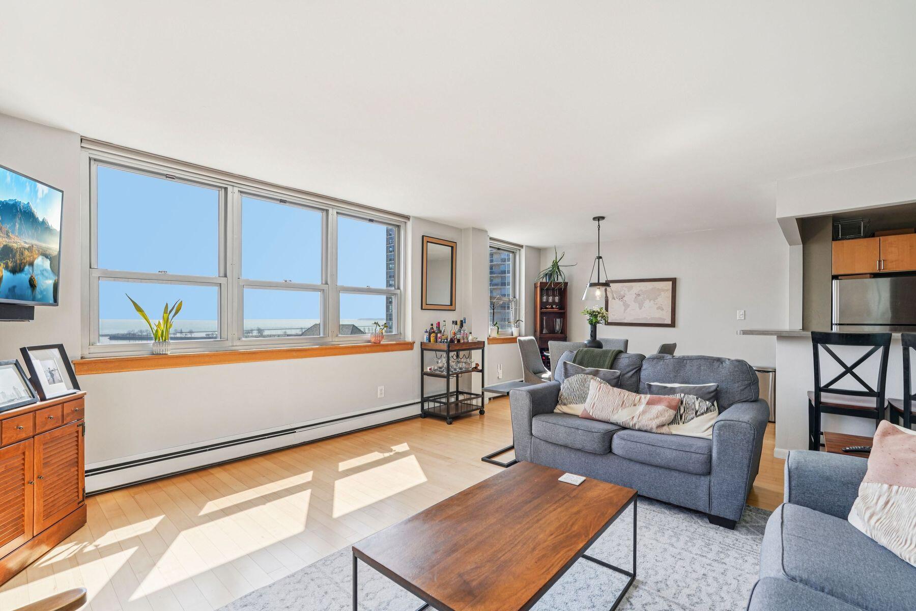 1707 North Prospect Avenue, Unit 6E Milwaukee, WI 53202 - Photo 3 of 29 View of Lake From Living Room