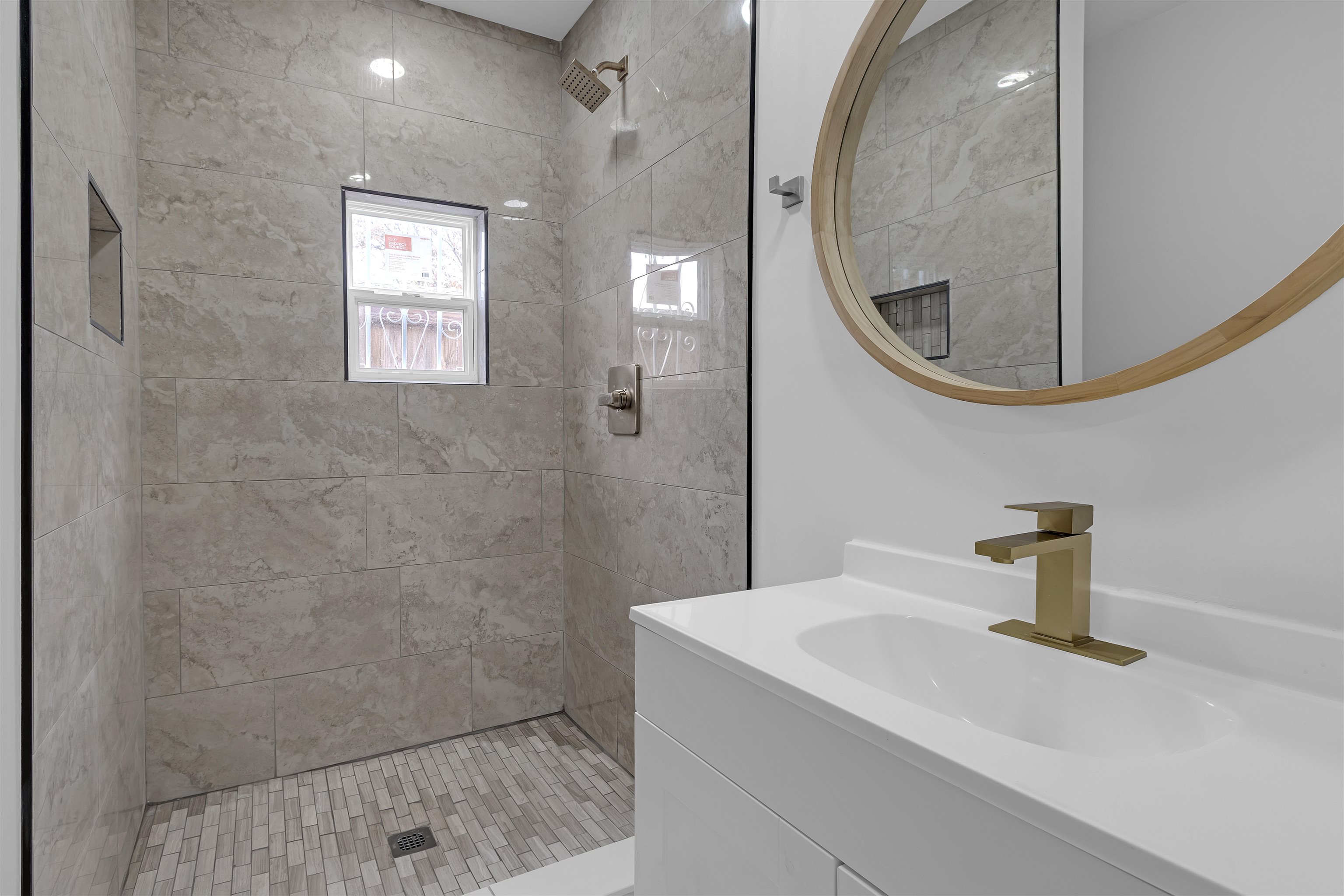 2881 Tutwiler Avenue Memphis, TN 38112 - Photo 16 of 23 Bathroom with vanity and a stall shower