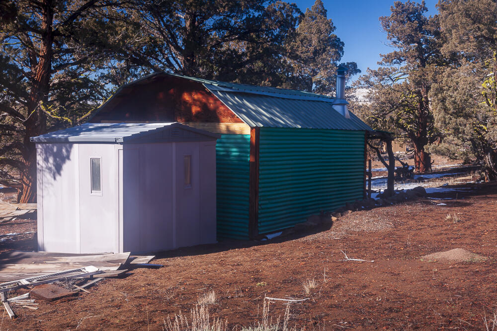 0 George Millican Road Bend, OR 97701 - Photo 25 of 34 Cabin & storage shed from the southeast.