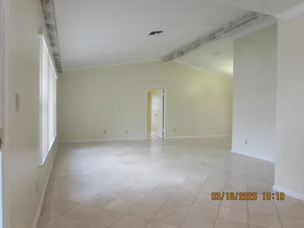 a view of empty room