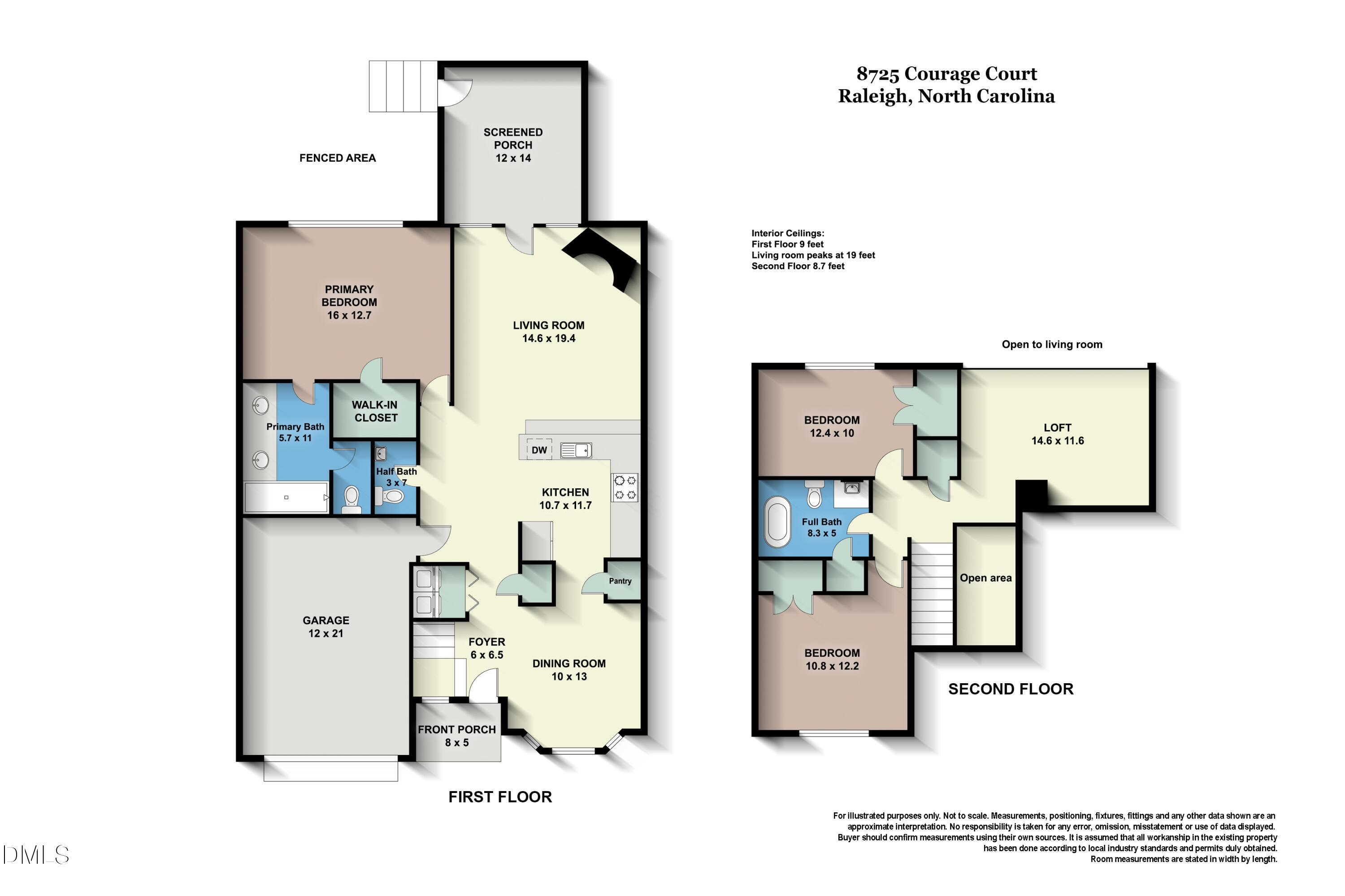8725 Courage Court Raleigh, NC 27615 - Photo 42 of 42 8725_CourageCt_floorplan