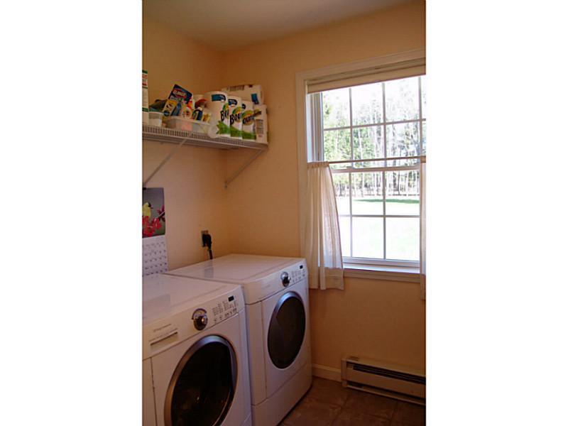 195 White Road Bowdoinham, ME 04008 - Photo 10 of 35 Laundry Room/Area. Cheery space to fold.