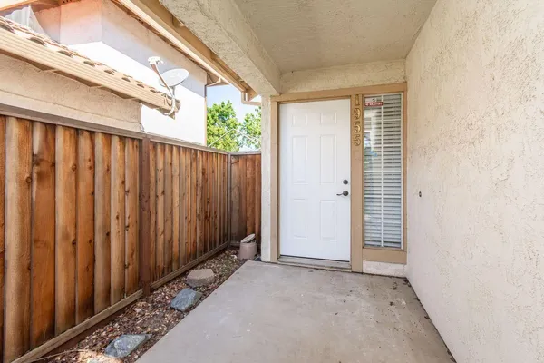 a view of a house with wooden floor