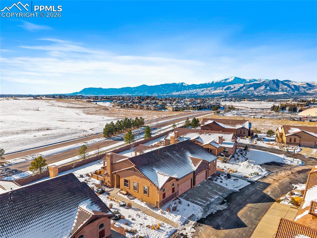 12988 Cupcake Heights Colorado Springs, CO 80921 - Photo 33 of 39 a view of a city with ocean view