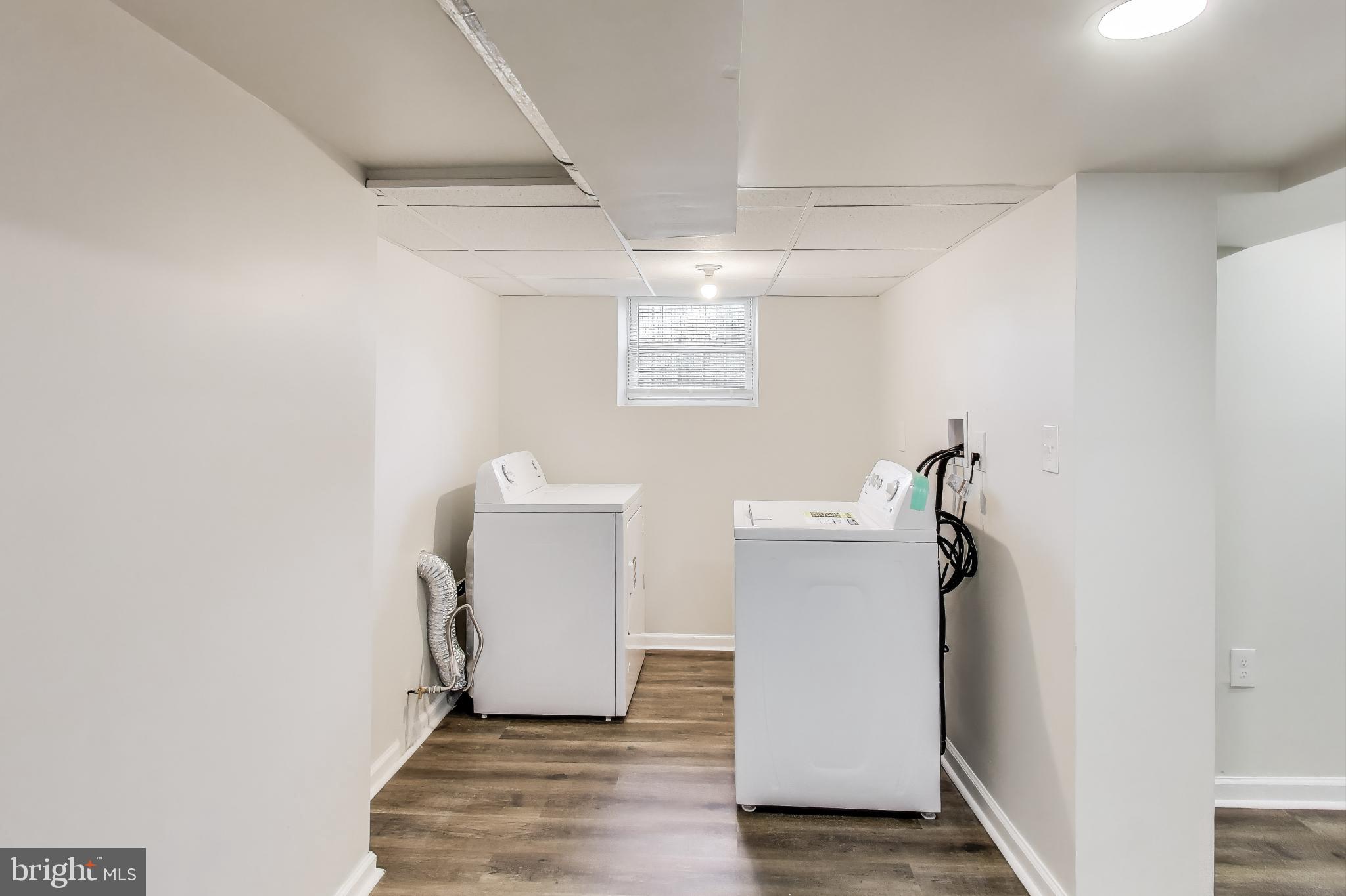 1 Maple Avenue Baltimore, MD 21206 - Photo 28 of 53 a view of a storage & utility room with a washer dryer