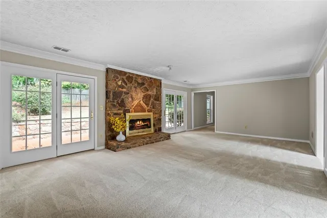 a view of an empty room