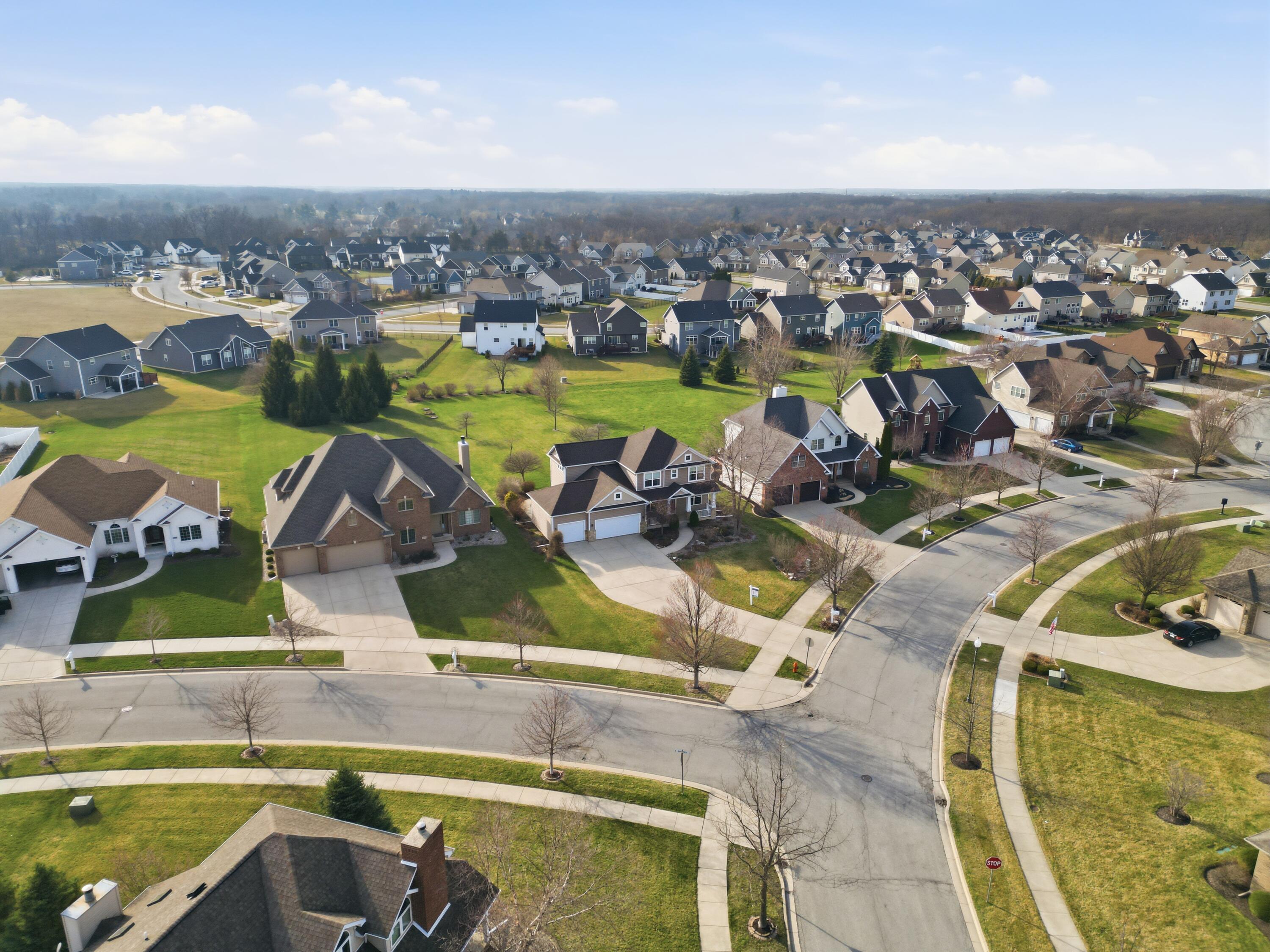 1144 Mary Ellen Drive Crown Point, IN 46307 - Photo 41 of 47 an aerial view of a houses with outdoor space