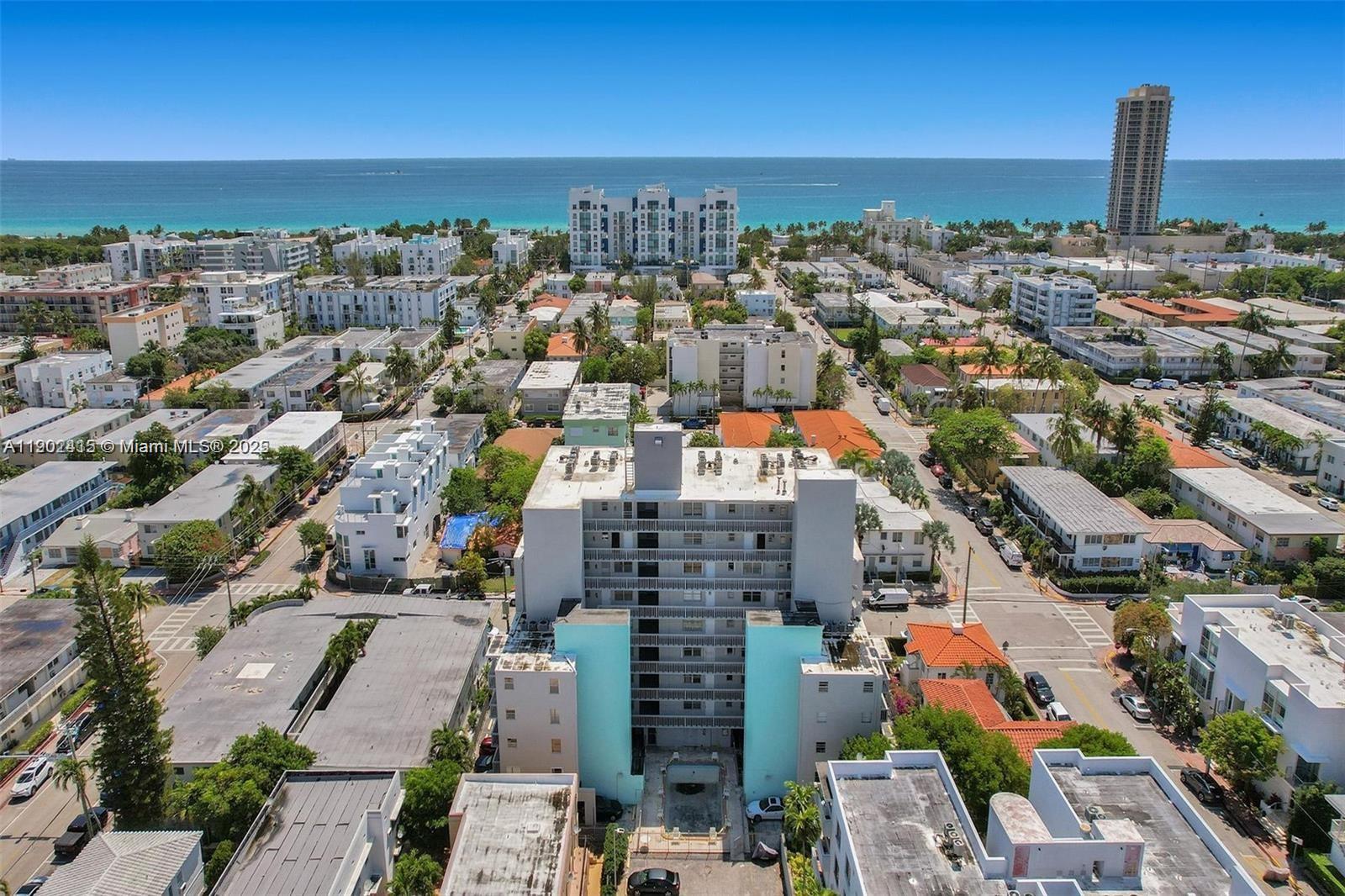 7620 Carlyle Avenue, Unit 703 Miami Beach, FL 33141 - Photo 32 of 46 an aerial view of a city