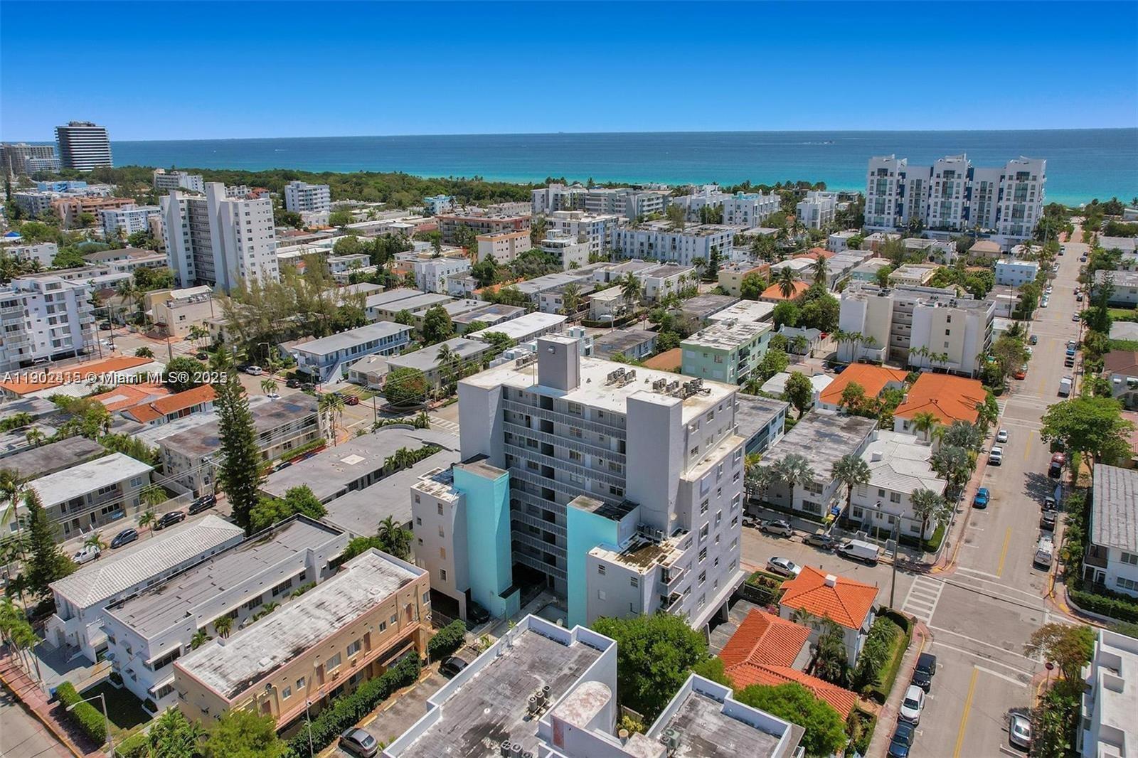 7620 Carlyle Avenue, Unit 703 Miami Beach, FL 33141 - Photo 33 of 46 an aerial view of multiple house
