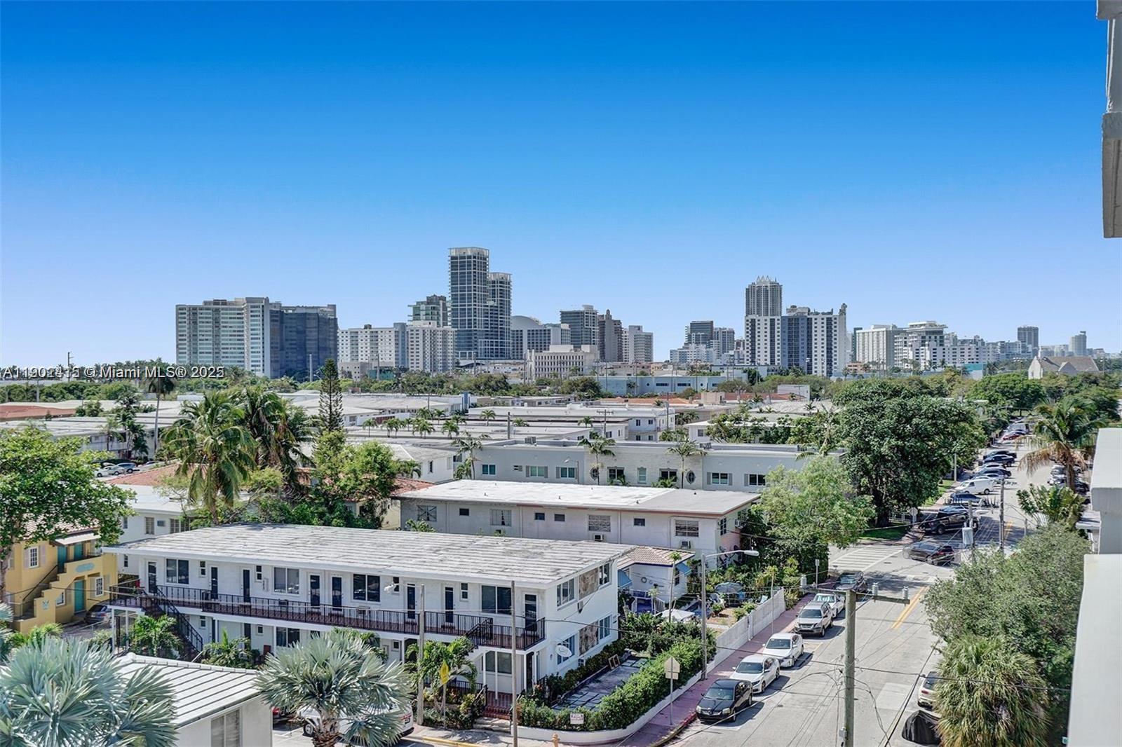 7620 Carlyle Avenue, Unit 703 Miami Beach, FL 33141 - Photo 40 of 46 a view of a city with tall buildings