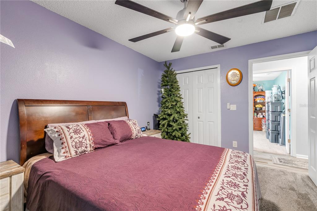 7 Ranbay Place Palm Coast, FL 32164 - Photo 40 of 76 a bedroom with a bed and a potted plant