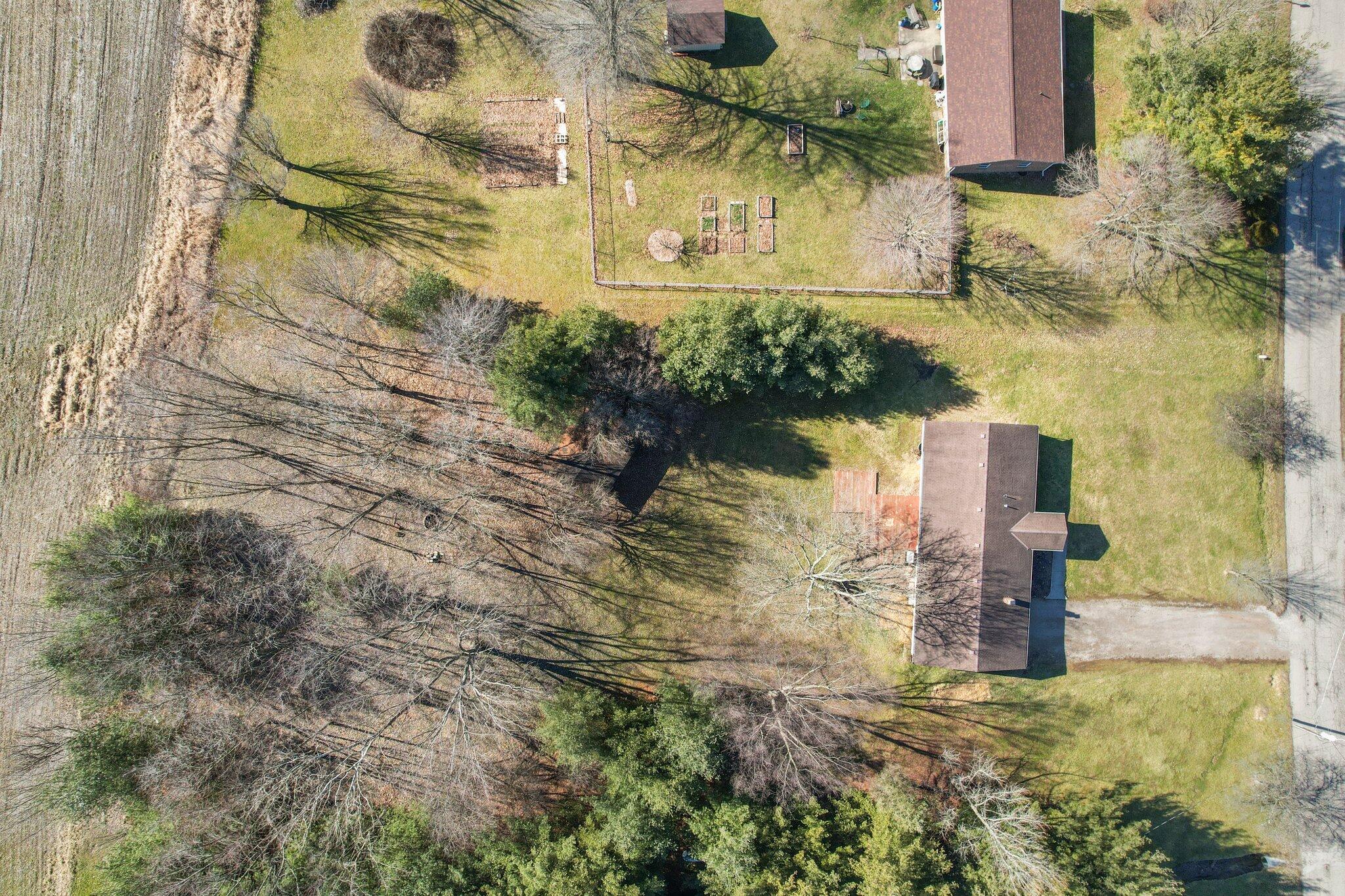 9515 Loop Road Millersport, OH 43046 - Photo 39 of 39 Aerial with mature trees & towering pines