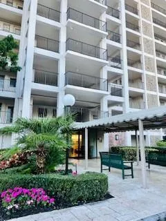 a front view of a building