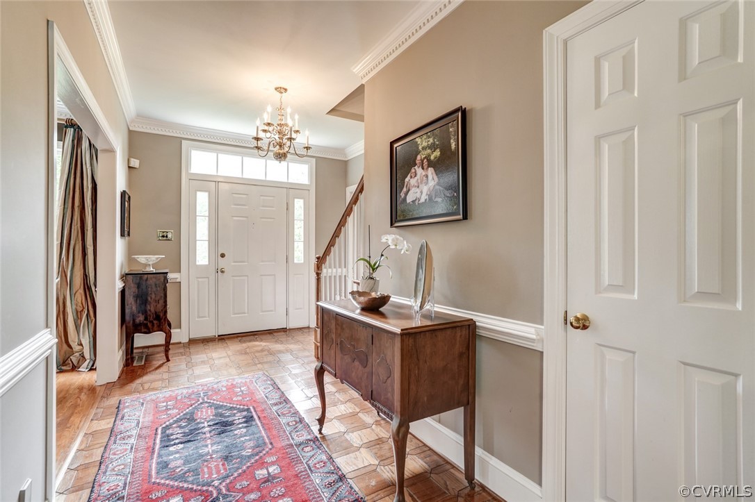 3970 Reeds Landing Circle Midlothian, VA 23113 - Photo 4 of 48 a view of a hallway to a livingroom with furniture