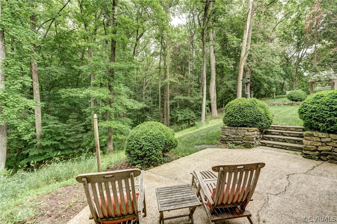 3970 Reeds Landing Circle Midlothian, VA 23113 - Photo 46 of 48 a view of a chair and table in the backyard
