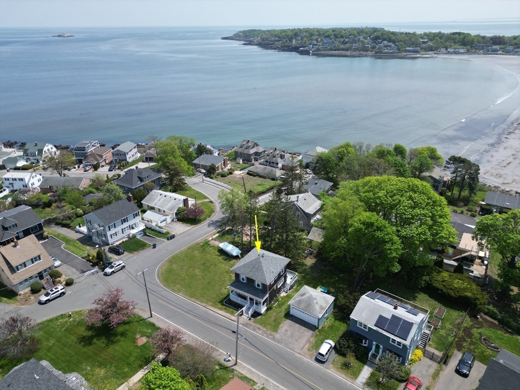 21 Little Nahant Road Nahant, MA 01908 - Photo 4 of 35 an aerial view of a house with a lake view