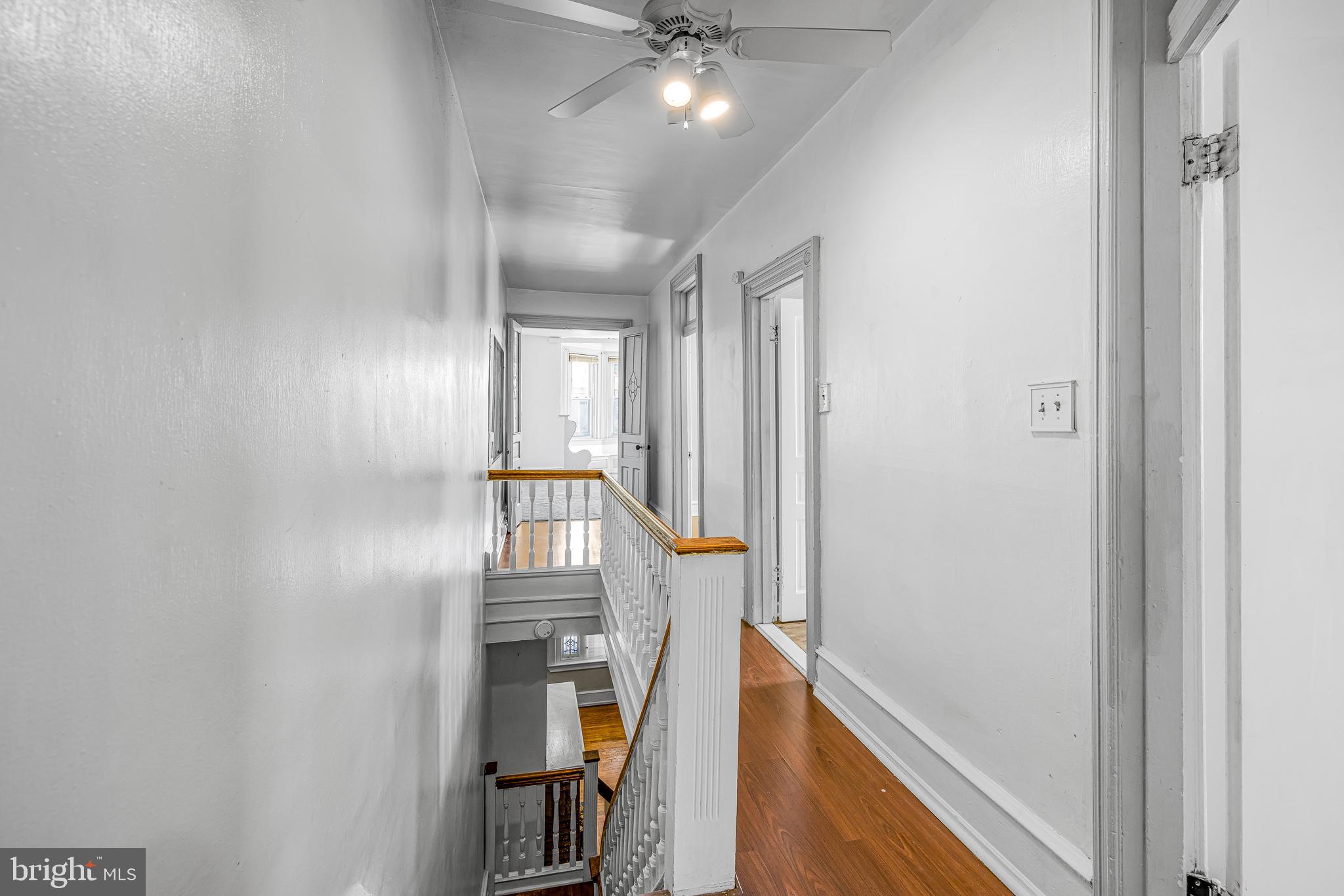 526 North 58th Street Philadelphia, PA 19131 - Photo 12 of 23 a view of entryway and hall with wooden floor