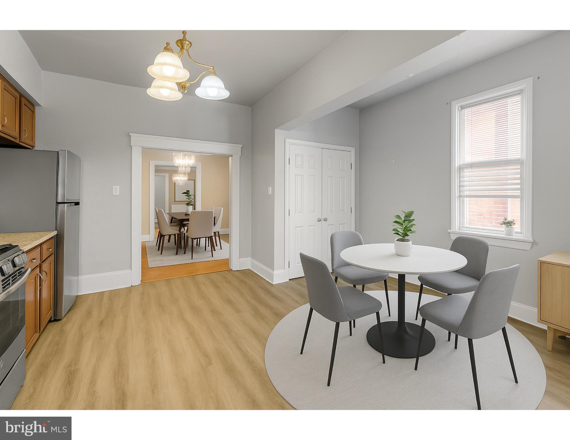 526 North 58th Street Philadelphia, PA 19131 - Photo 4 of 23 a view of a dining room with furniture and wooden floor
