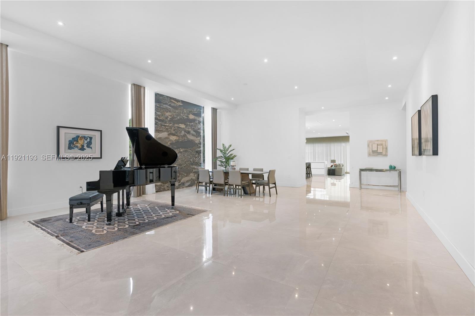 2420 Southwest 24th Street Miami, FL 33145 - Photo 6 of 53 a living room with furniture and view of kitchen