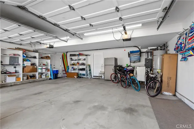 a view of a storage with bicycles