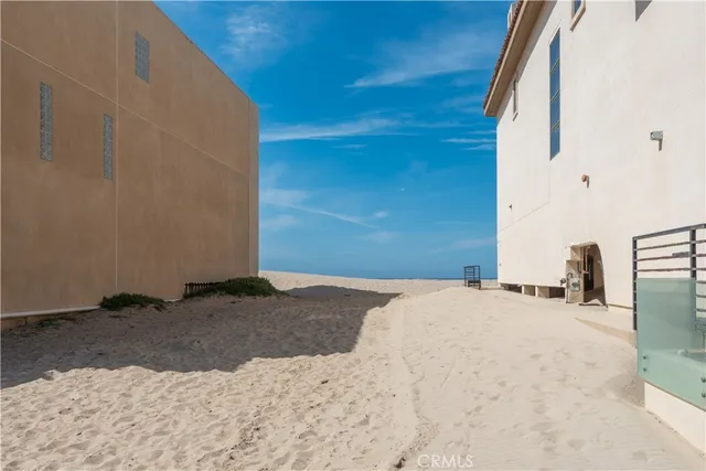 a view of a backyard of a house