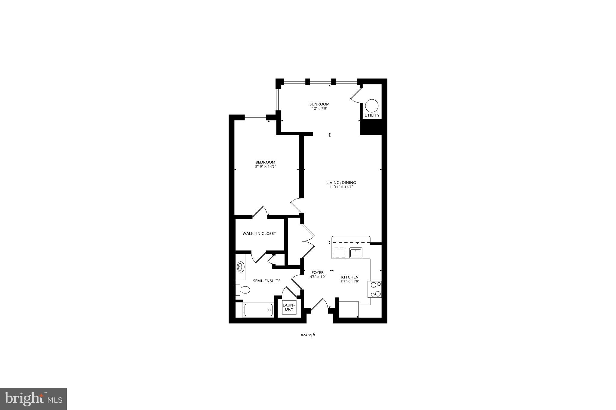 8045 Newell Street, Unit 108 Silver Spring, MD 20910 - Photo 32 of 33 a picture of floor plan