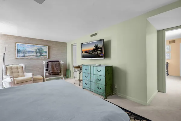 a city view with tall buildings