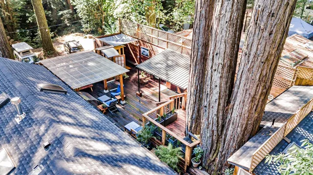 a view of house with a ocean view