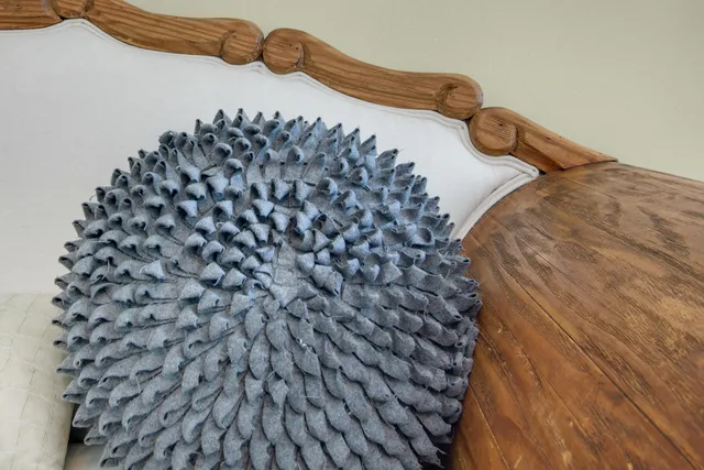 a picture of a table and a chair with wooden floor