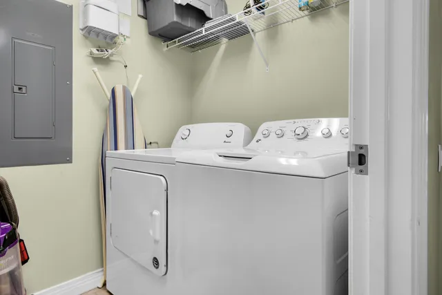 a front view of a building