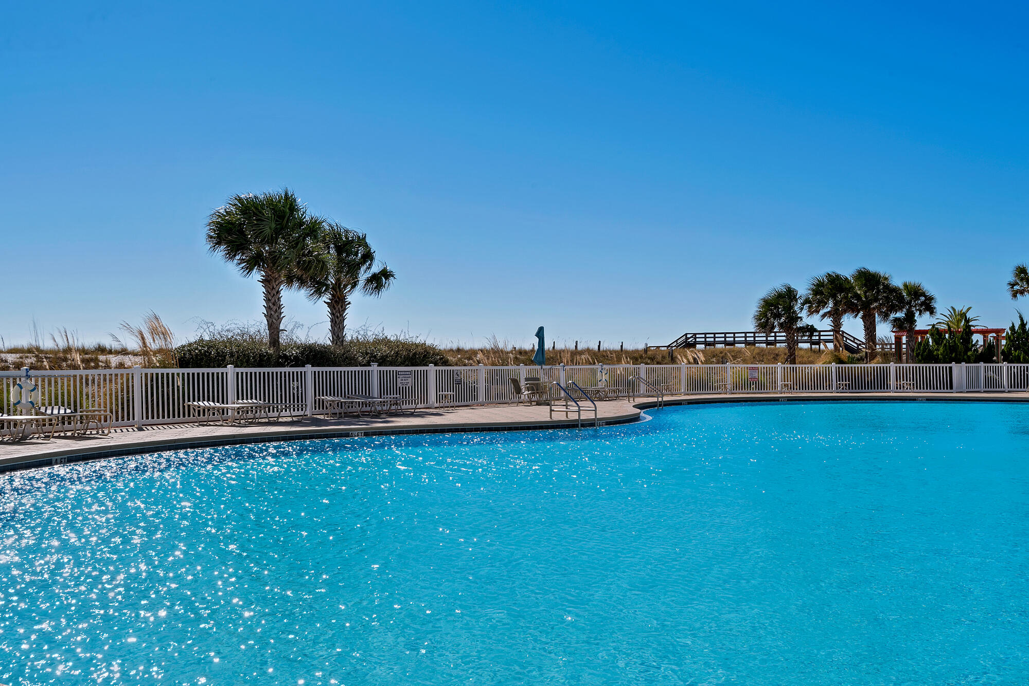 8501 Gulf Boulevard, Unit WPH3A Navarre, FL 32566 - Photo 59 of 66 a view of a terrace with a lake view