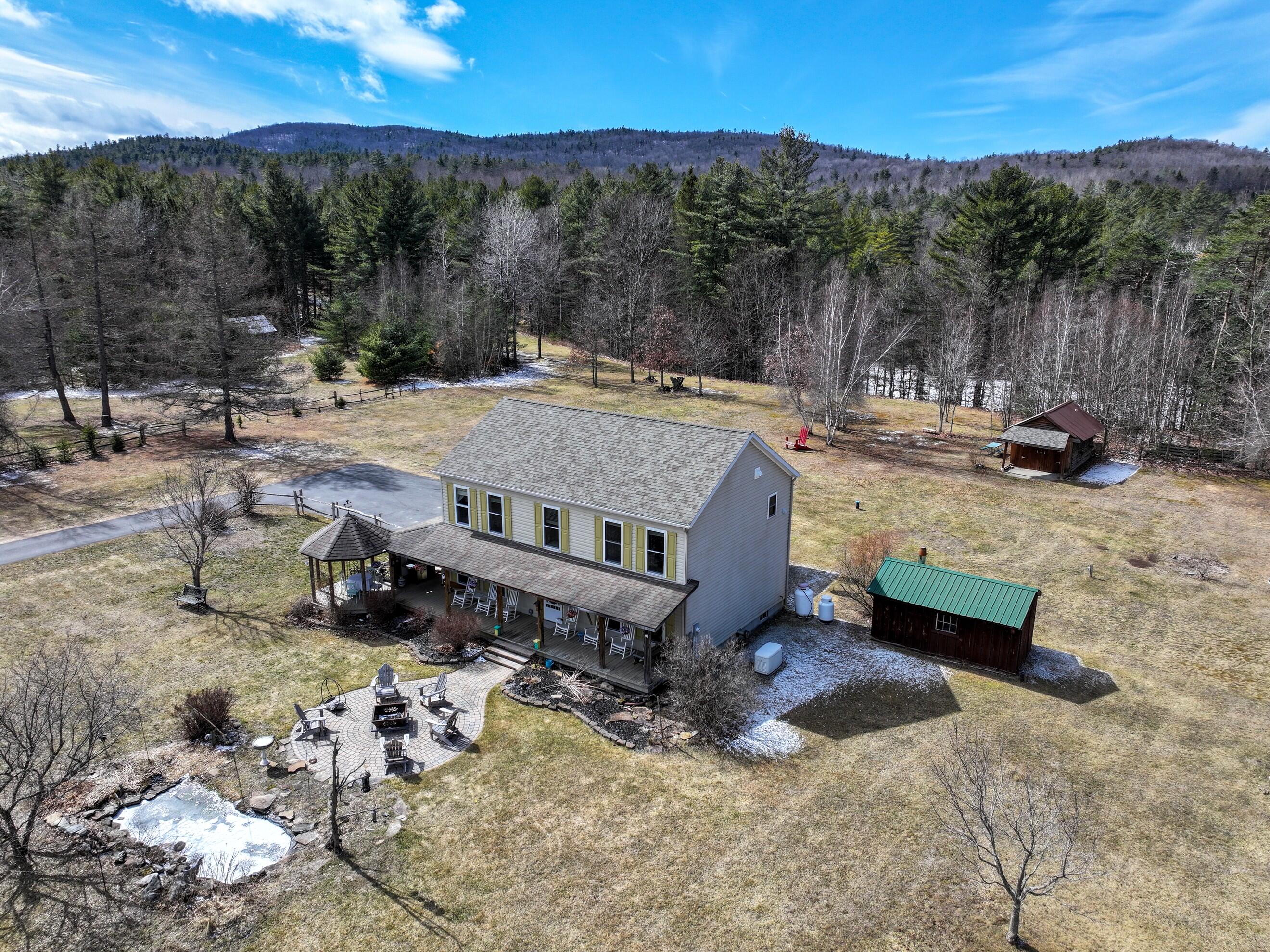 1167 Trout Pond Road Keeseville, NY 12944 - Photo 52 of 74 Aerial View ? Side of Property