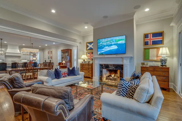 a spacious bathroom with a granite countertop tub sink and mirror