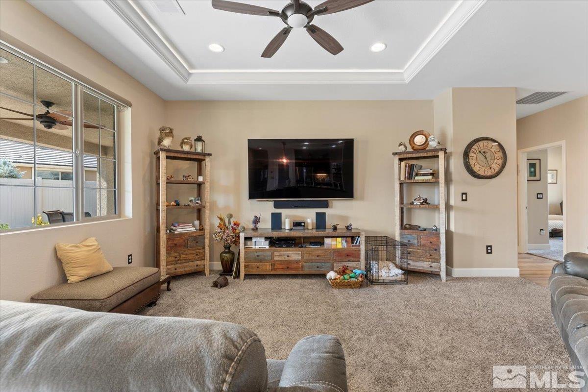 516 Alpine Rose Reno, NV 89521 - Photo 6 of 30 a living room with furniture and a flat screen tv