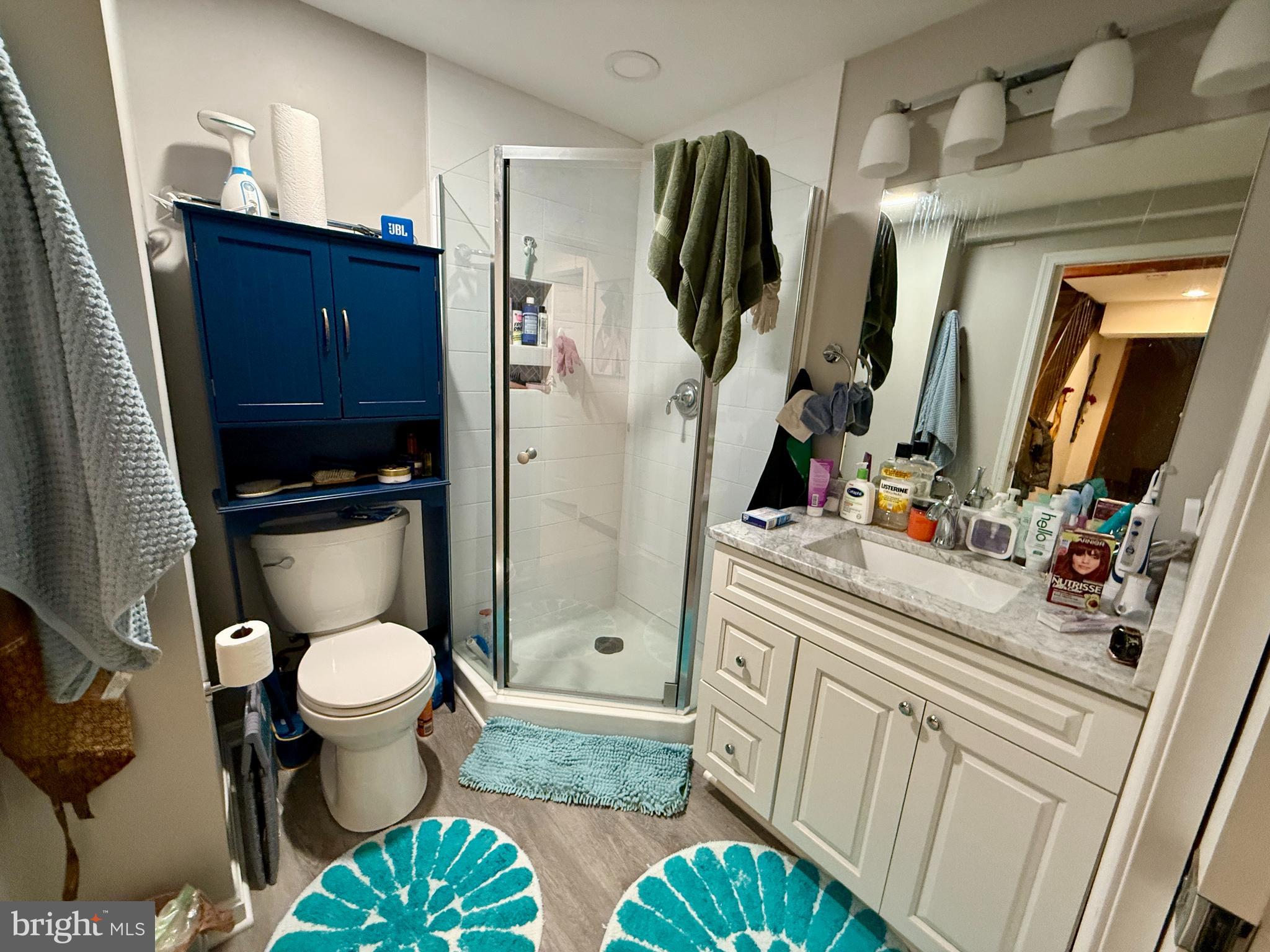 2454 South Walter Reed Drive, Unit D Arlington, VA 22206 - Photo 10 of 11 a bathroom with a sink toilet and shower