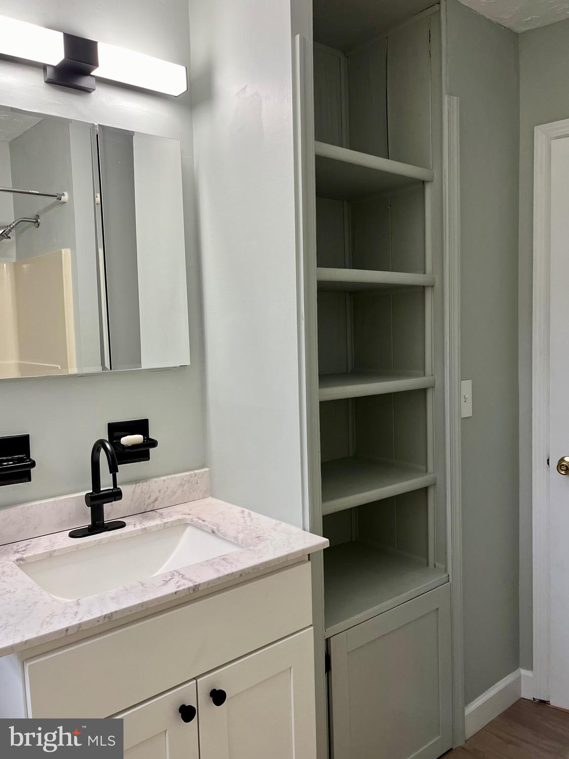 810 South Harmony Road Newark, DE 19713 - Photo 11 of 18 a bathroom with a sink and a mirror