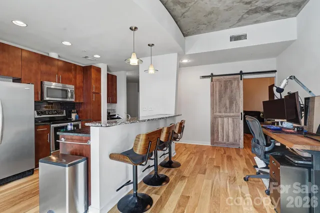 a outdoor space with furniture