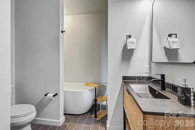 a view of balcony with couch