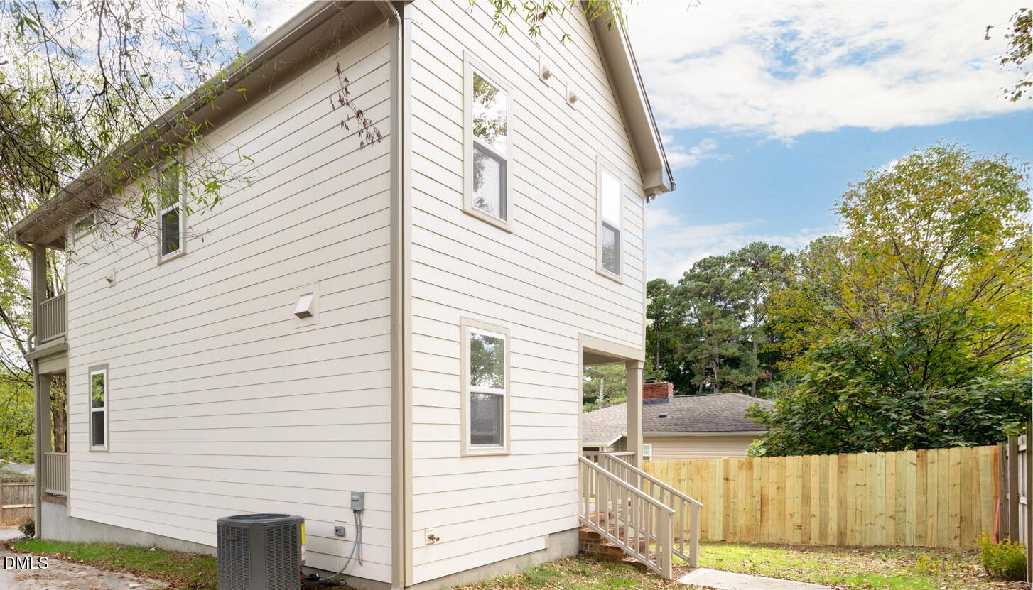 407 B Edward Street Durham, NC 27701 - Photo 36 of 39 a view of backyard with patio