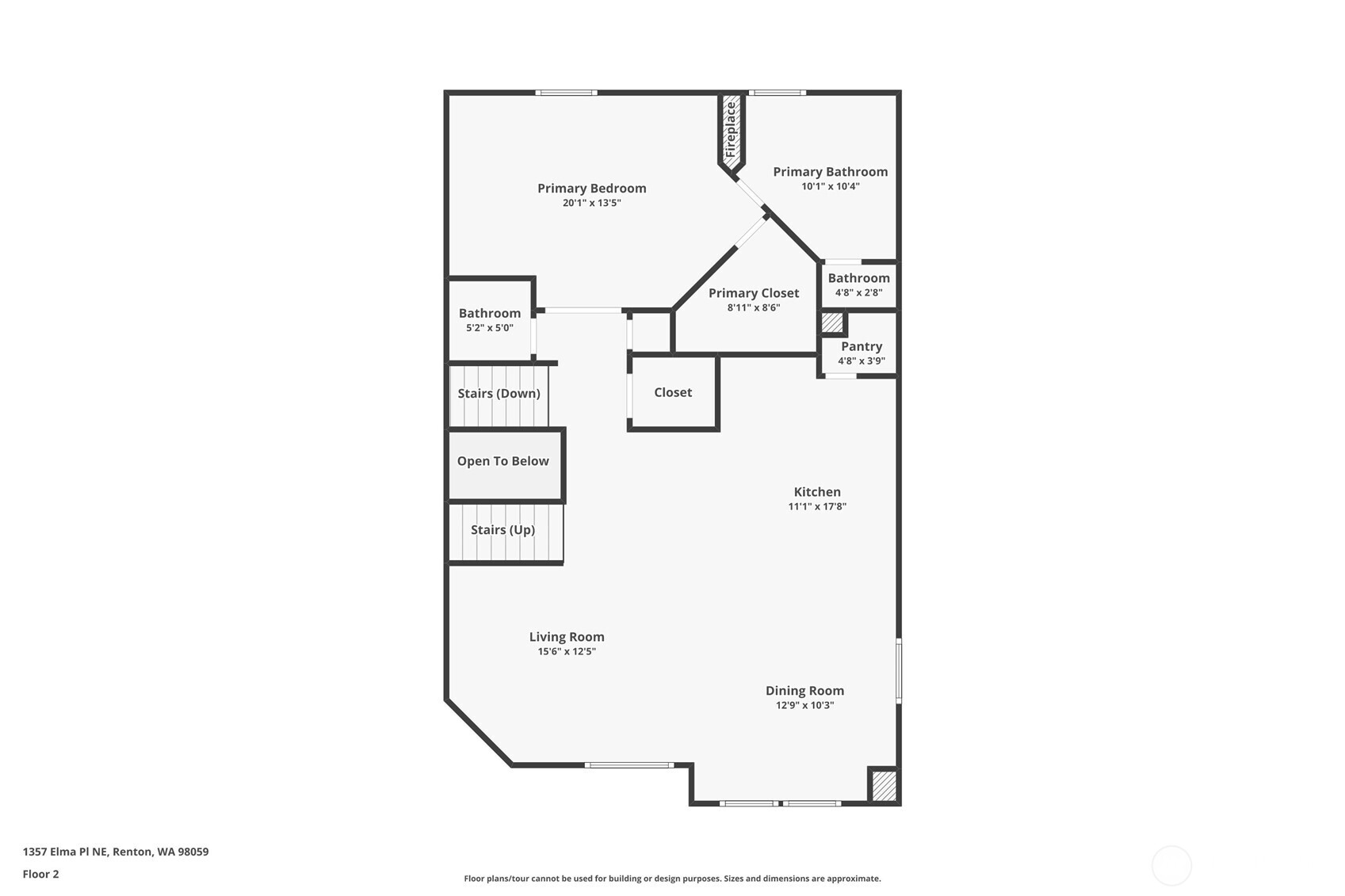 1357 Elma Place Northeast Renton, WA 98059 - Photo 40 of 40 a picture of a room with a white wall and a picture of a painting